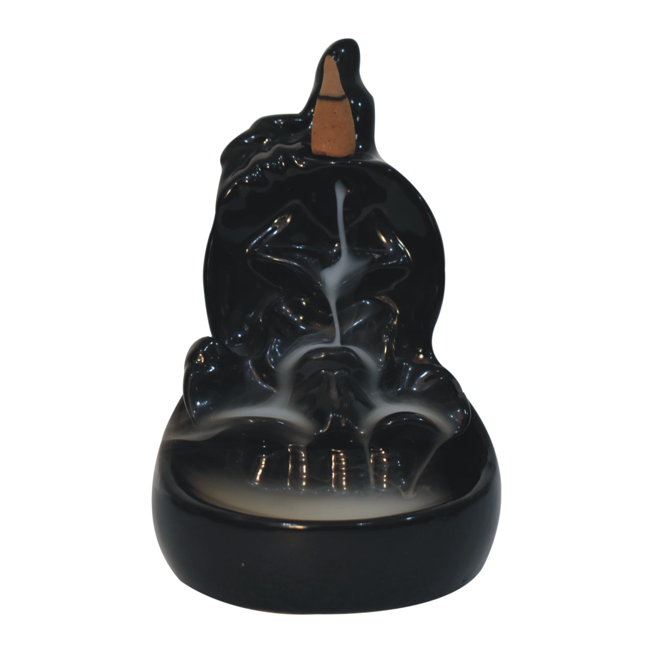 View Temple Back Flow Burner Fountain Set Cone Fragrances Rose Lavender Jasmine Tuberose Incense Fragrances Mango Apple Pineapple Orange information