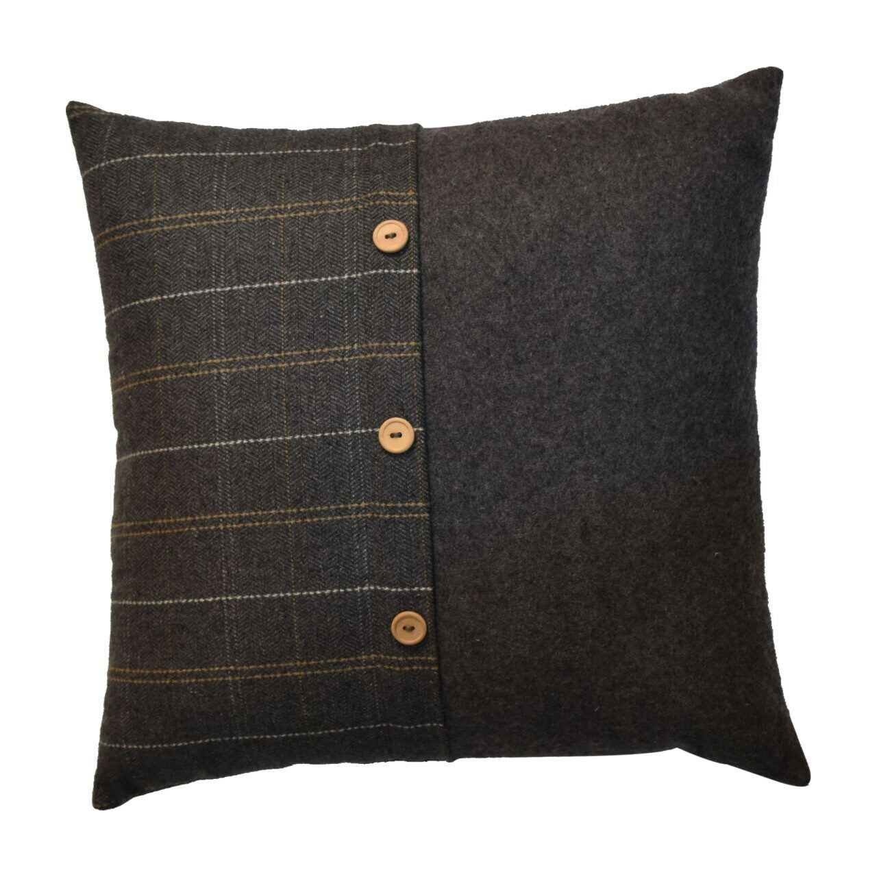 View Quinn Cushion Set of 2 Pewter Tweed information