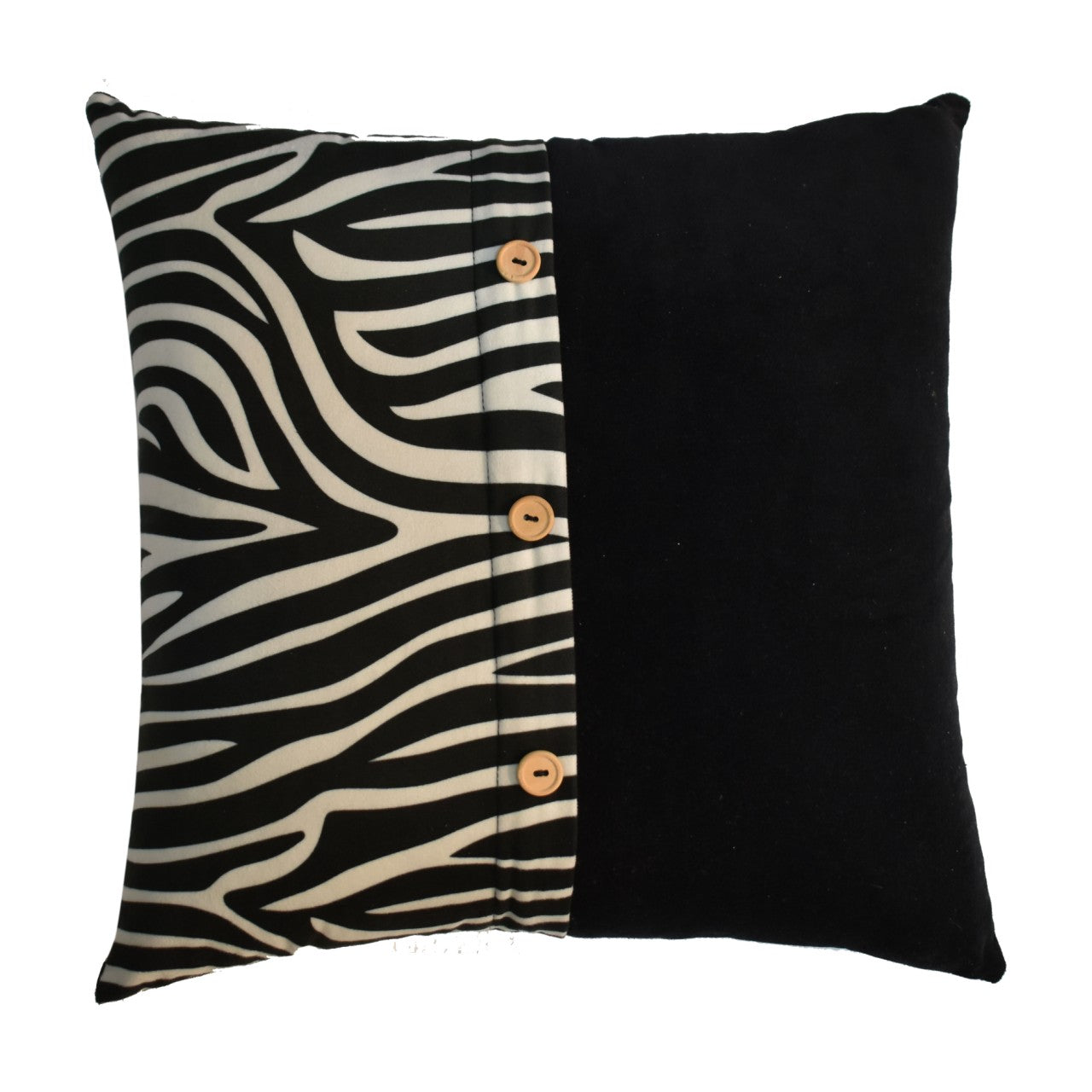 View Quinn Cushion Set of 2 White Tiger Black Velvet information