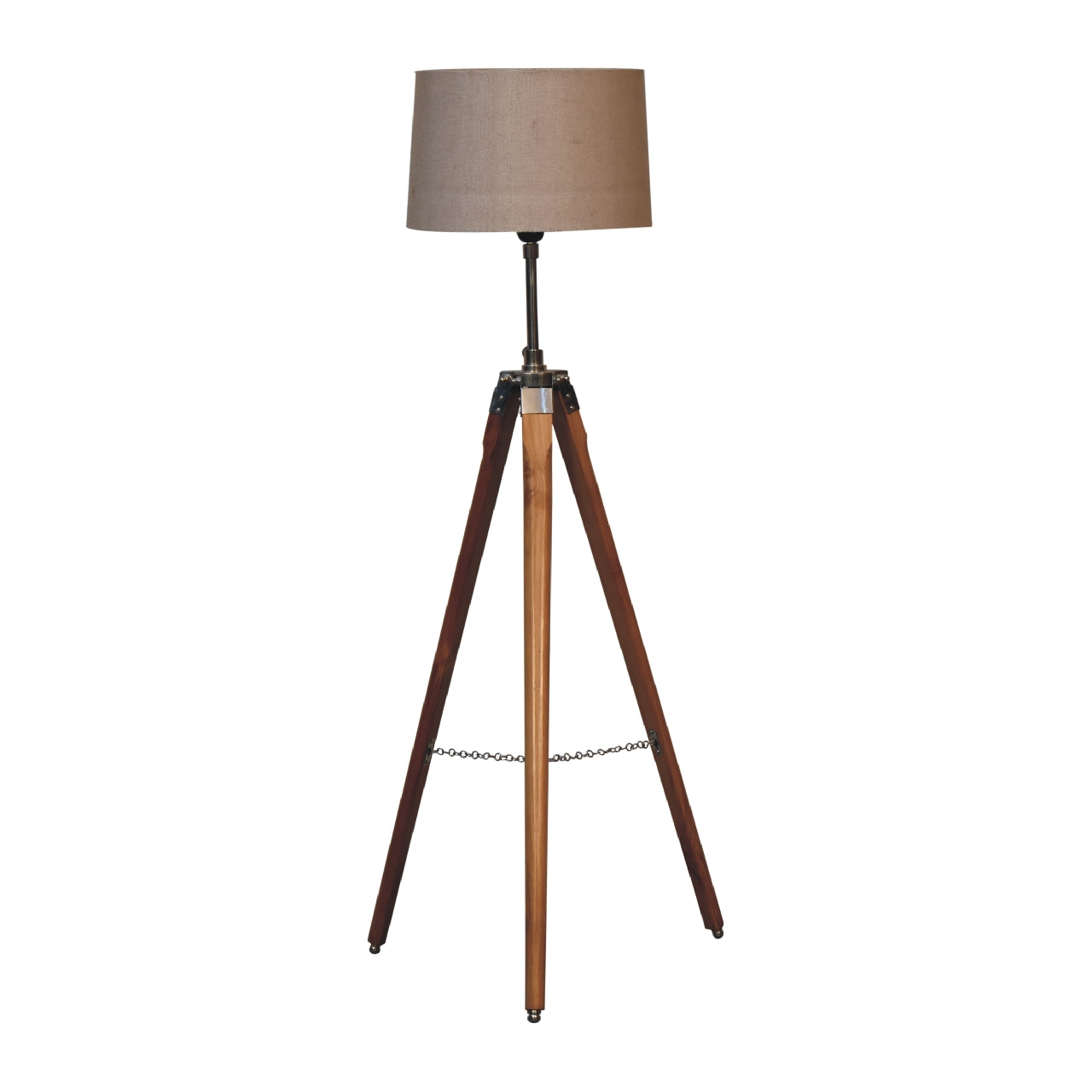 View Fixed Chrome Plated Tripod Floor Lamp information