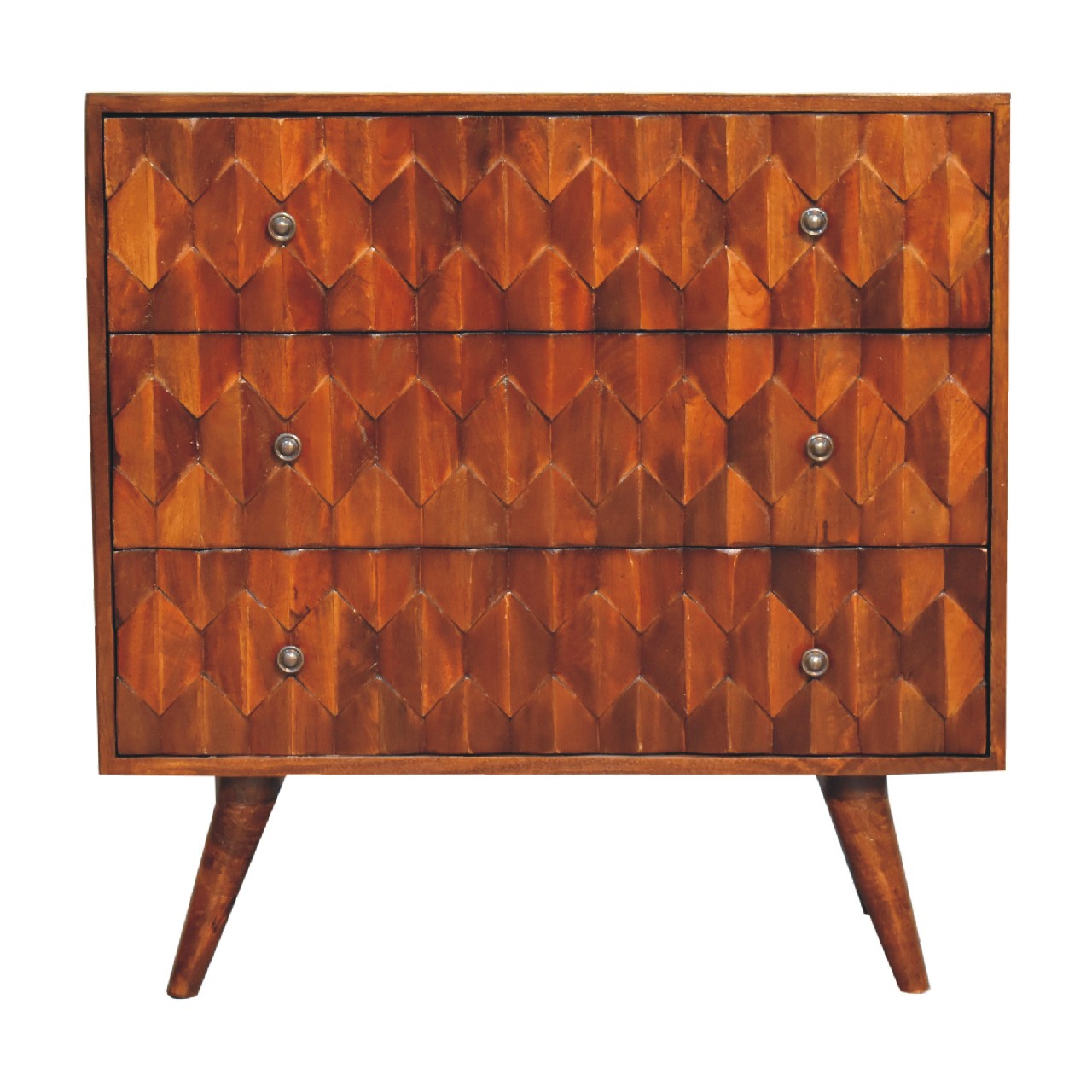 View Pineapple Chestnut Carved Chest information