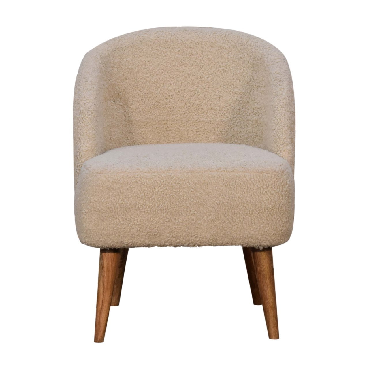 View Cream Bouclé Tub Chair information