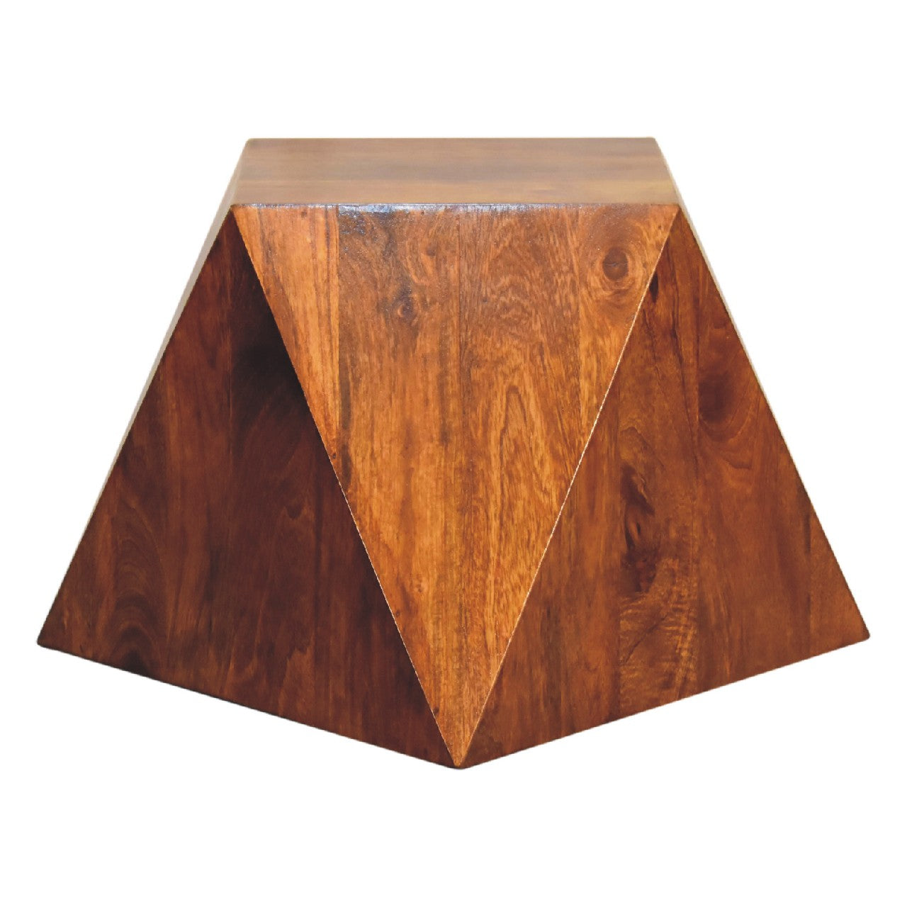 View Chestnut Abstract End Table information