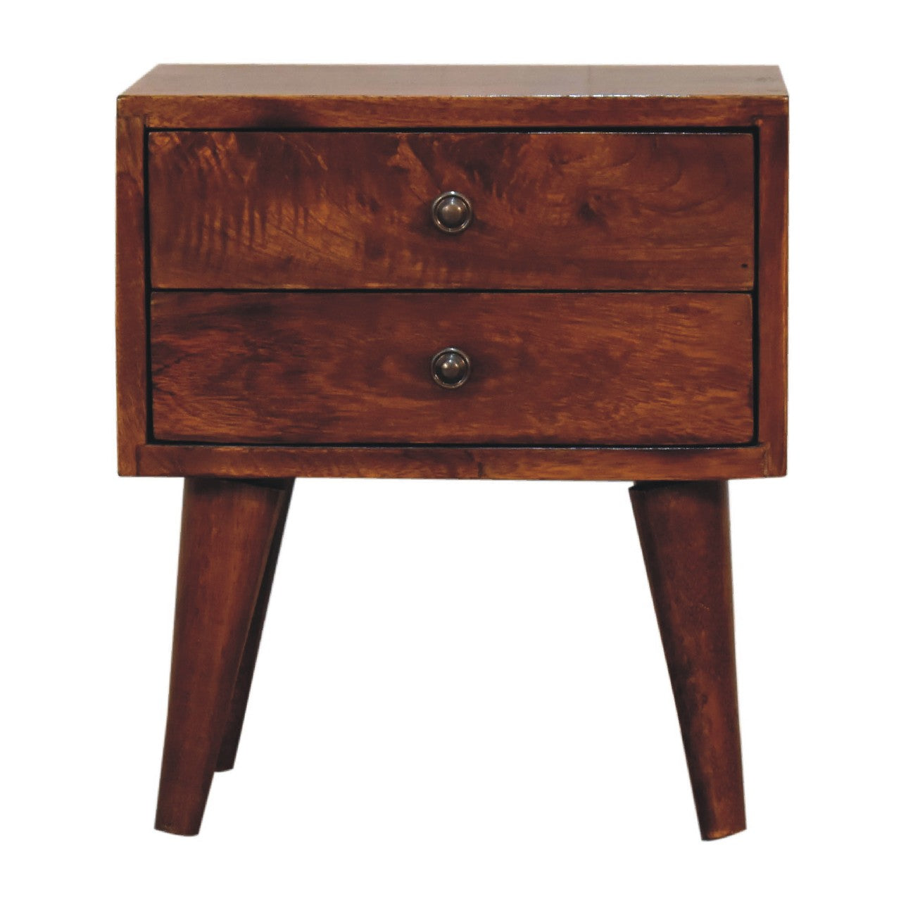 View Mini Chestnut Modern Solid Wood Bedside information