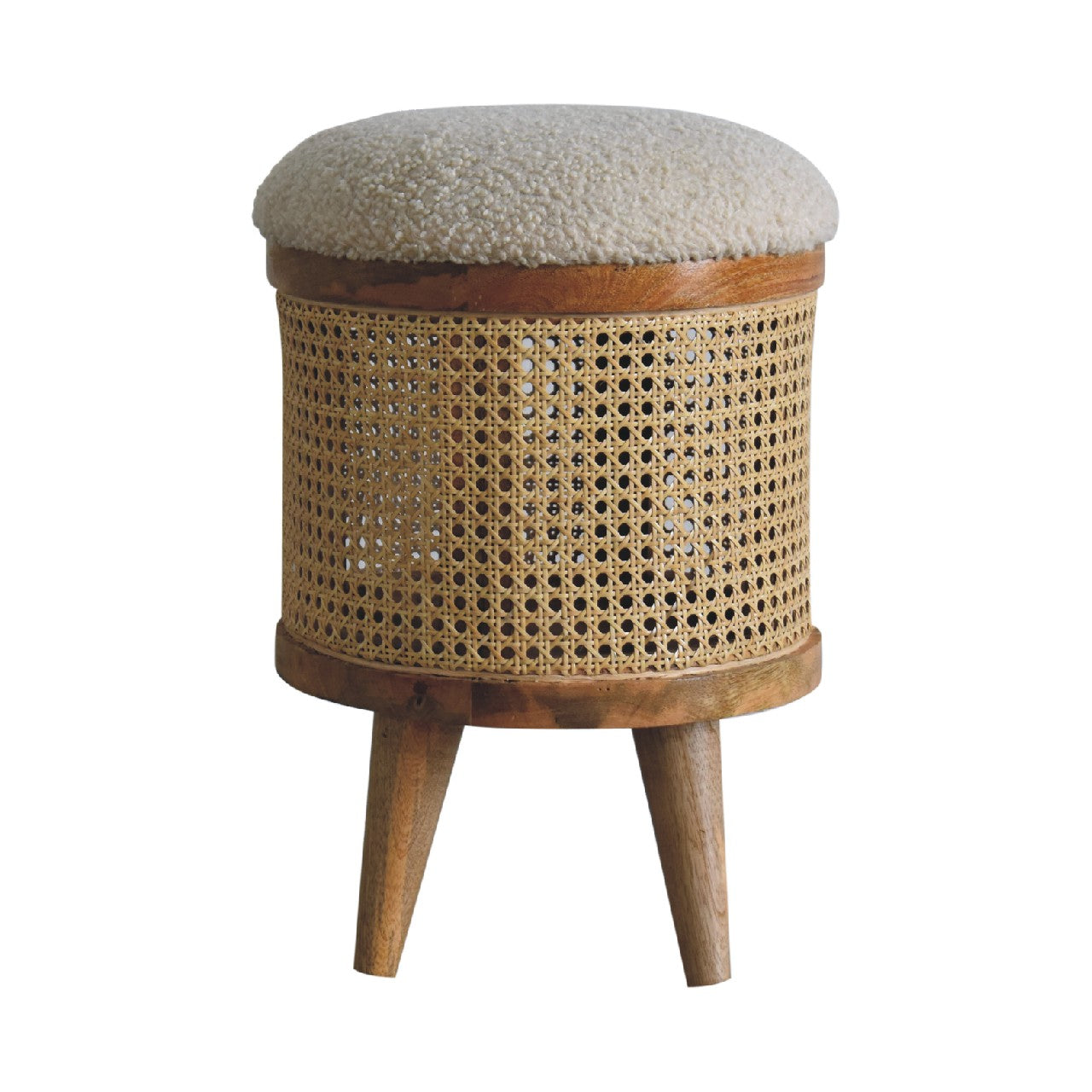 View Cream Boucle Larissa Footstool information