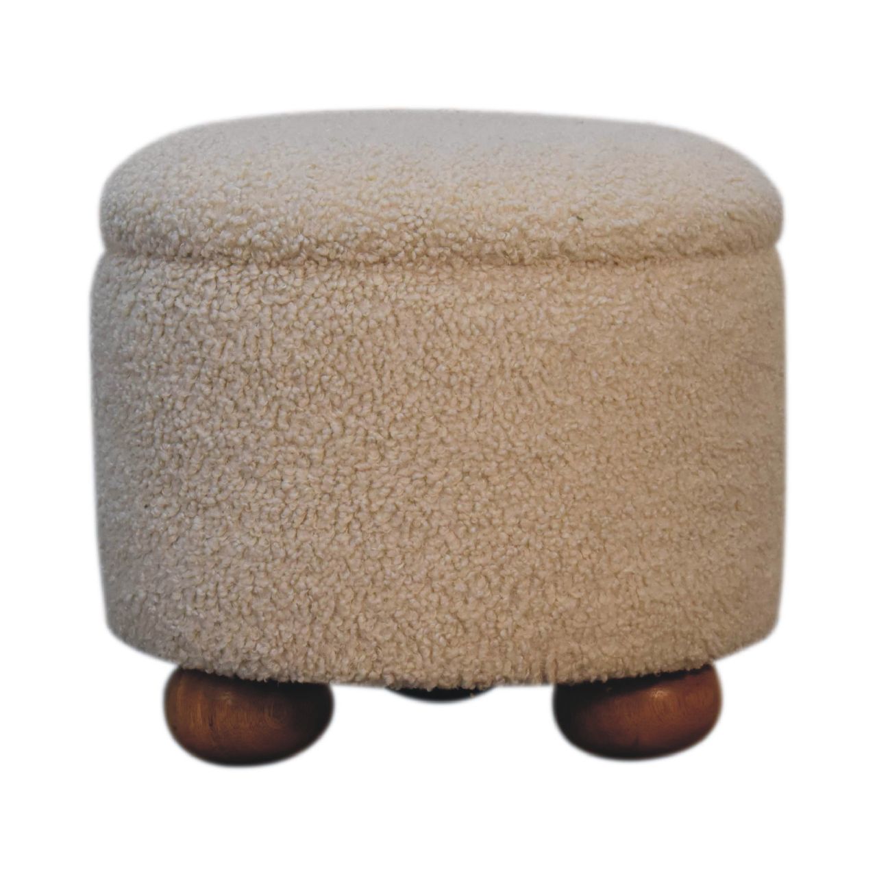 View Cream Boucle Storage Footstool information