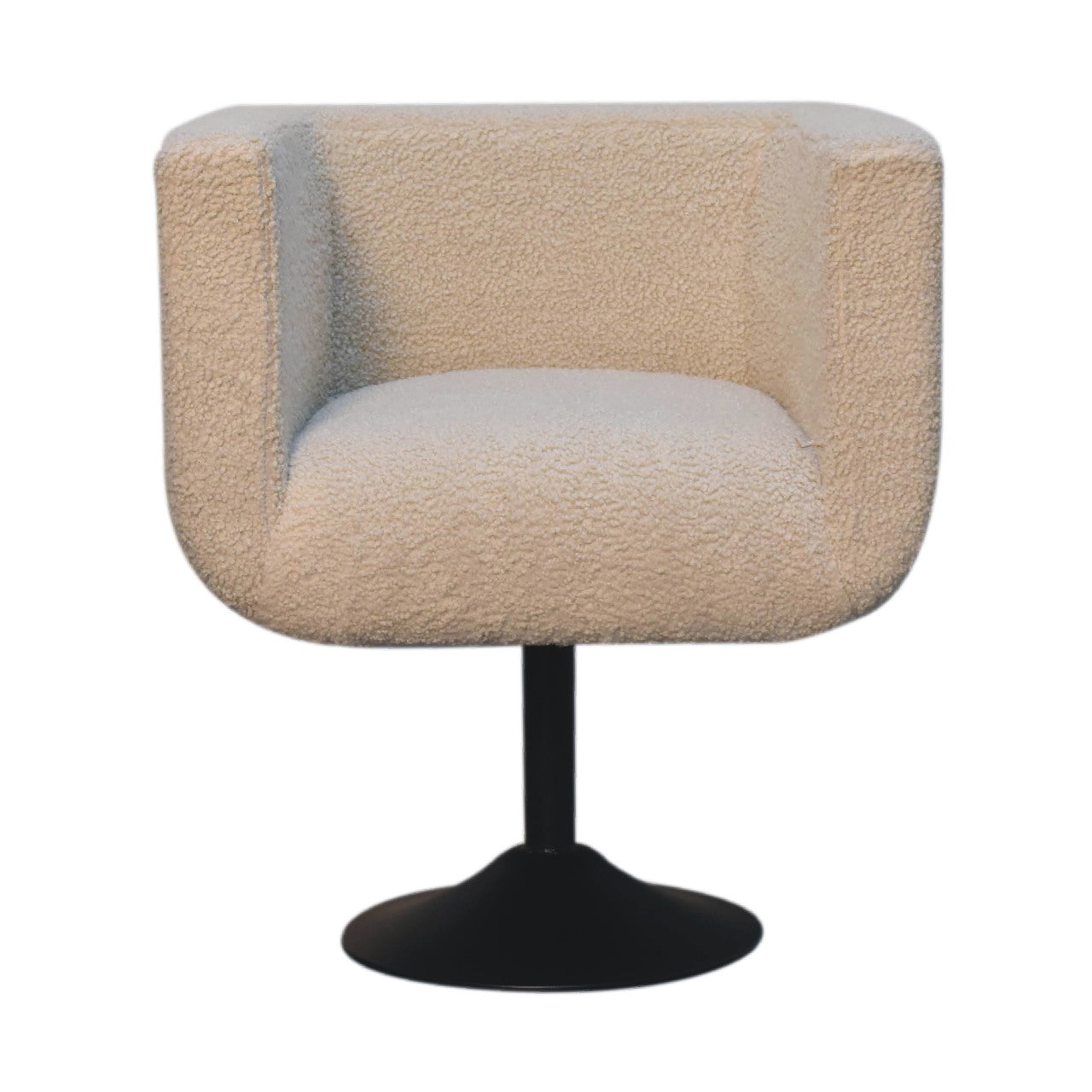 View Cream Boucle Swivel Chair information