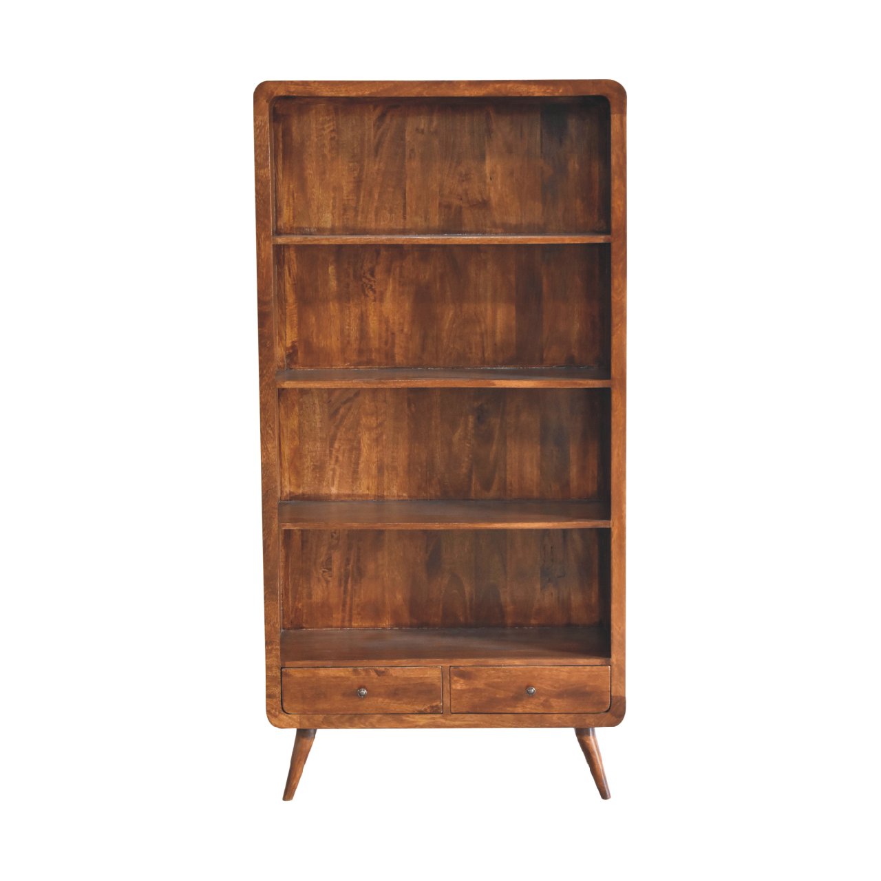 View Curved Chestnut Bookcase information