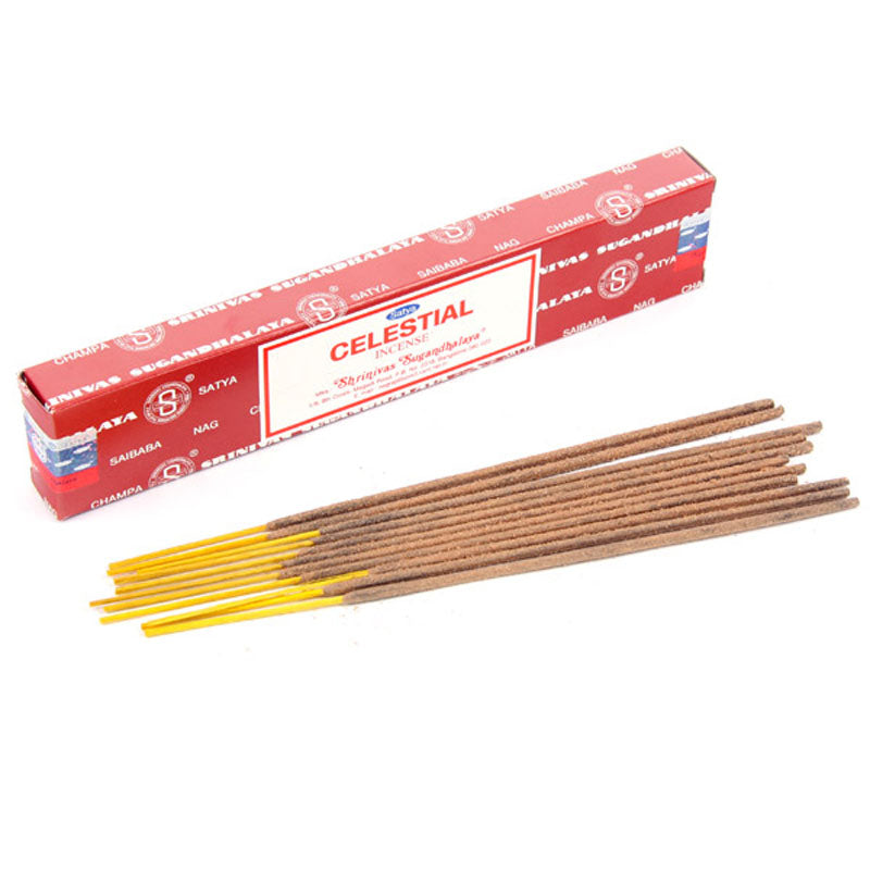 View 12x Satya Nag Champa Incense Sticks Celestial information