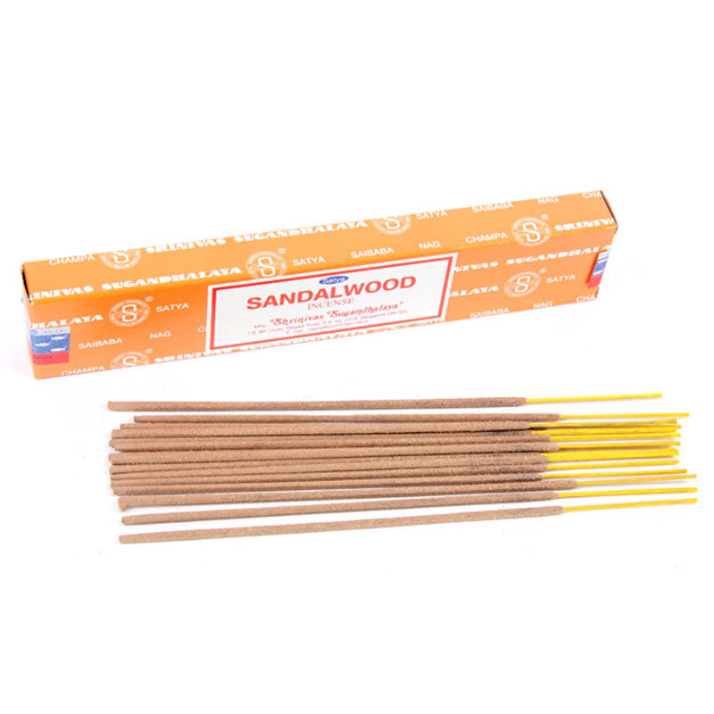 View 12x Satya Nag Champa Incense Sticks Sandalwood information