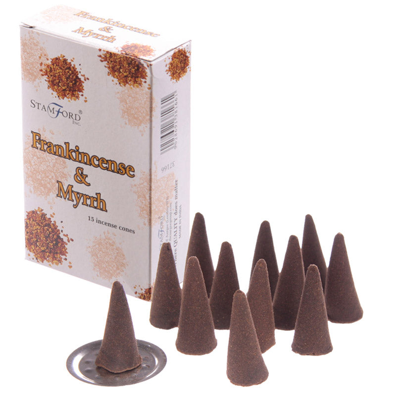 View Stamford Hex Incense Cones Frankincense and Myrrh information