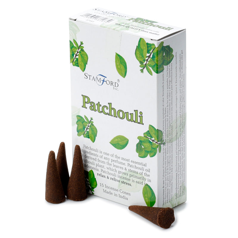 View Stamford Hex Incense Cones Patchouli information