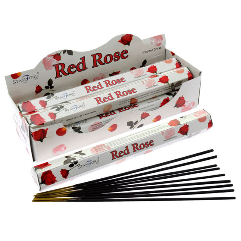 View Stamford Hex Incense Sticks Red Rose information