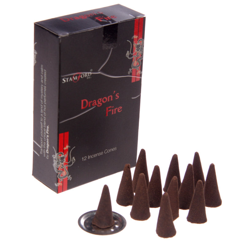 View Stamford Black Incense Cones Dragons Fire information