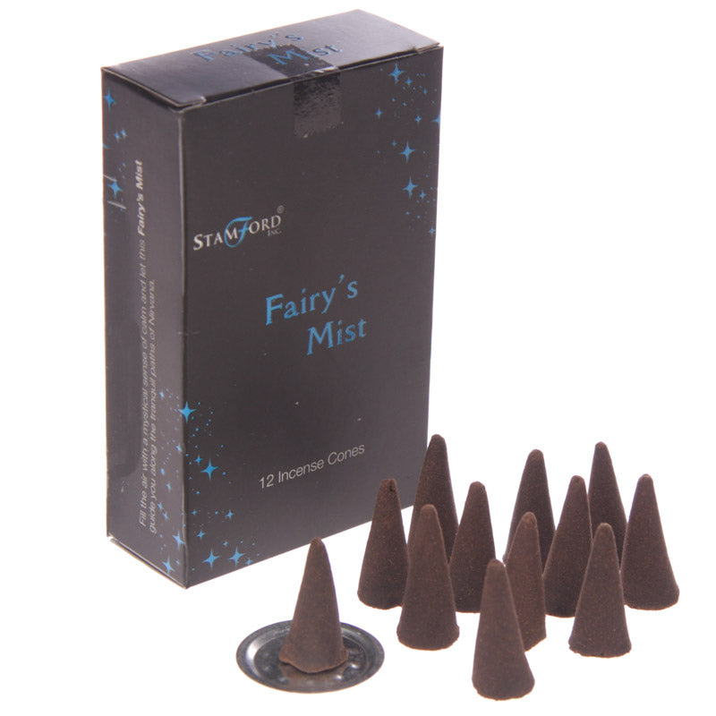 View Stamford Black Incense Cones Fairys Mist information