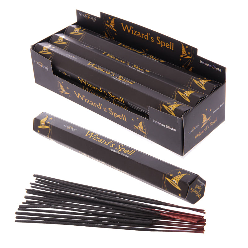 View 6x Stamford Black Incense Sticks Wizards Spell information