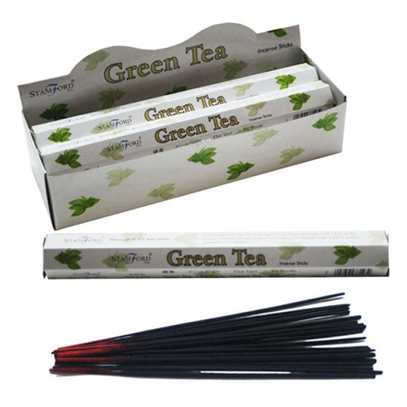 View Stamford Hex Incense Sticks Green Tea information