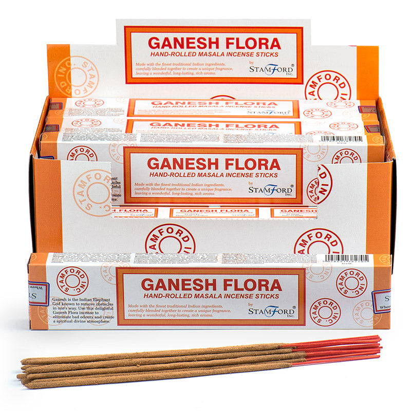 View 12 x Stamford Masala Incense Sticks Ganesh Flora information