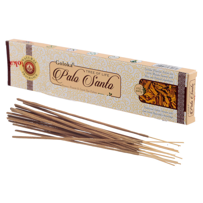 View Goloka Incense Sticks Palo Santo information