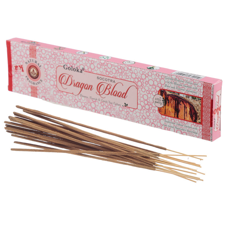 View Goloka Incense Sticks Dragons Blood information