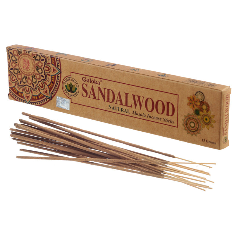 View 6x Goloka Incense Sticks Sandalwood information