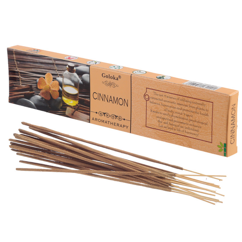 View 12x Goloka Incense Sticks Cinnamon information