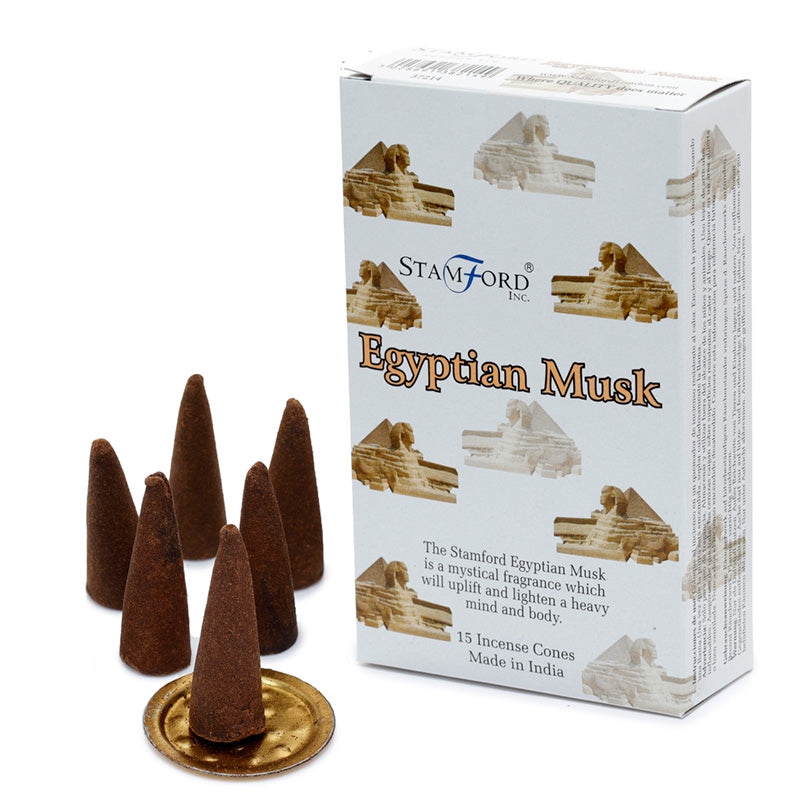 View 12x Stamford Hex Incense Cones Egyptian Musk information
