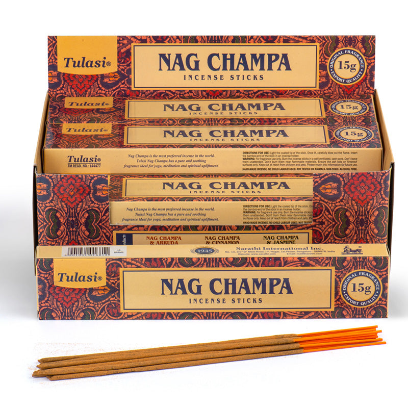 View 12x Nag Champa Tulasi Incense Sticks information
