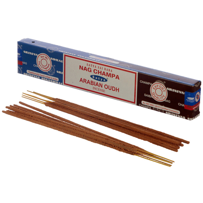 View Satya Incense Sticks Nag Champa Arabian Oudh information