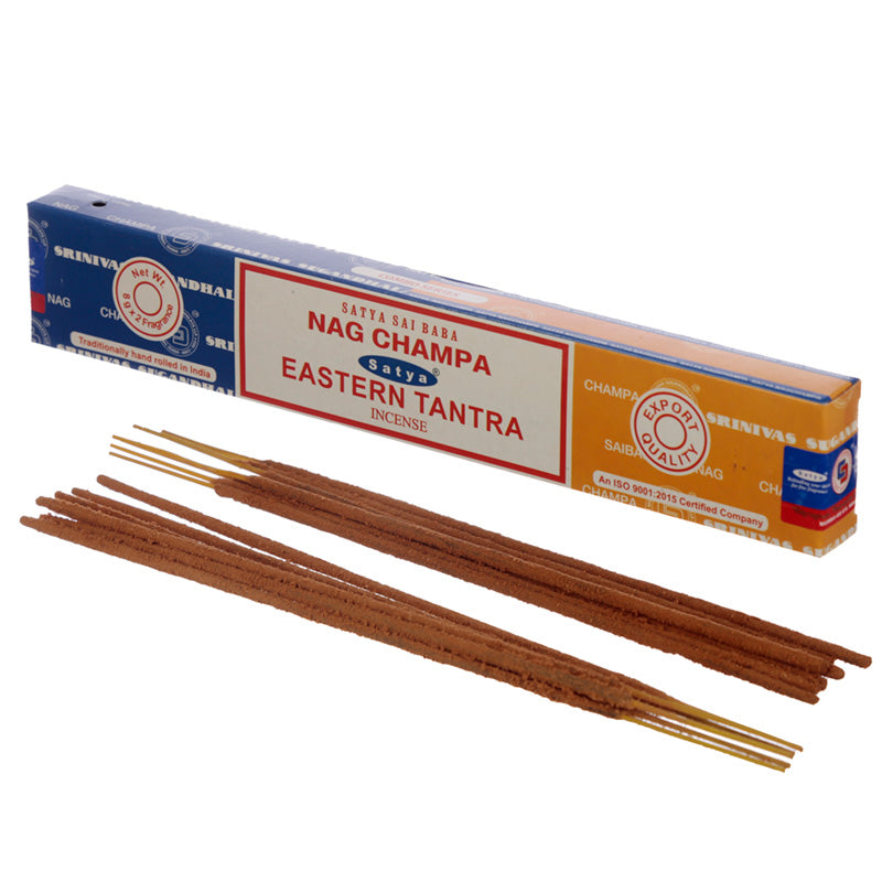 View 12x Satya Incense Sticks Nag Champa Eastern Tantra information
