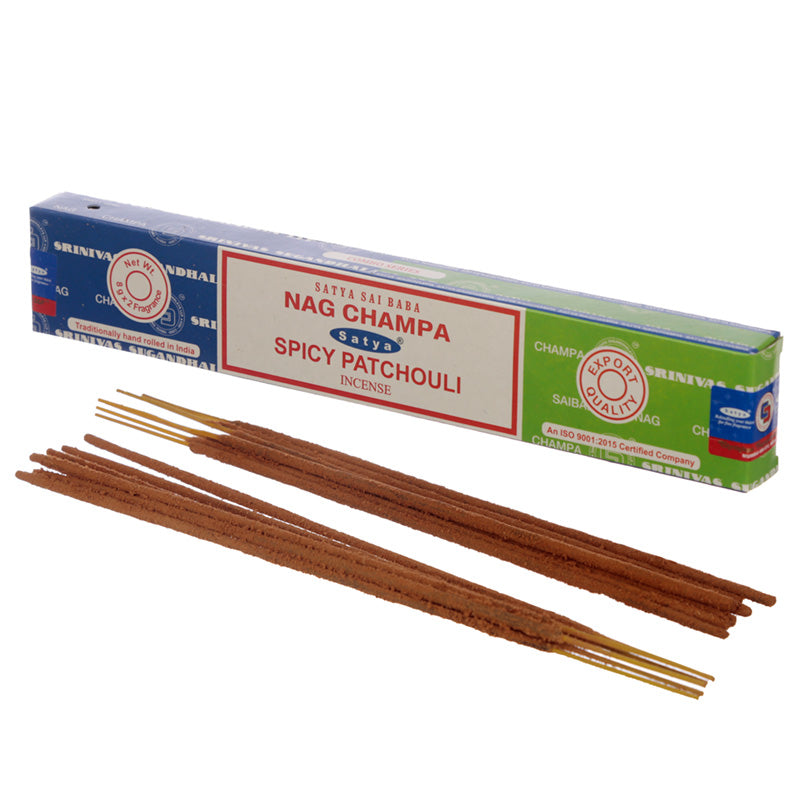 View Satya Incense Sticks Nag Champa Spicy Patchouli information
