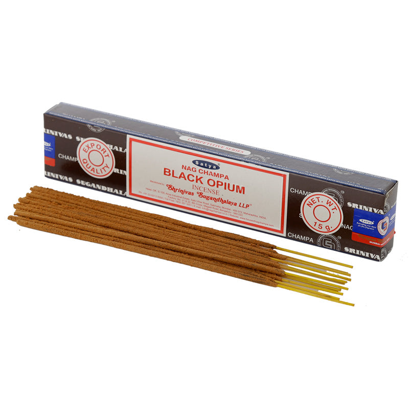 View Nag Champa Sayta Black Opium Incense Sticks information