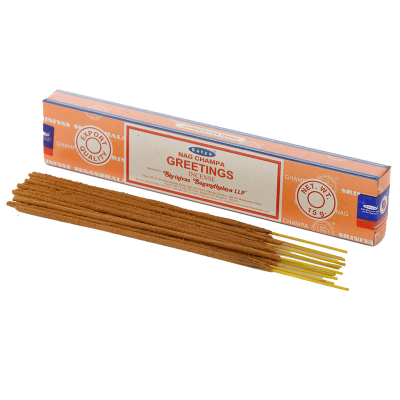 View Nag Champa Sayta Greetings Incense Sticks information