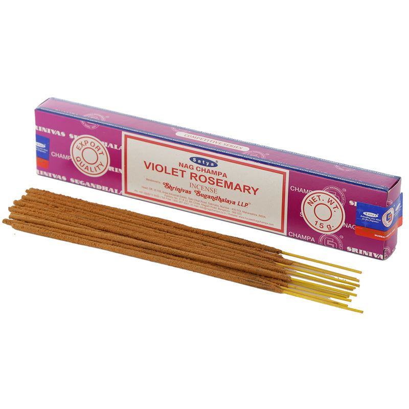 View Nag Champa Sayta Violet Rosemary Incense Sticks information