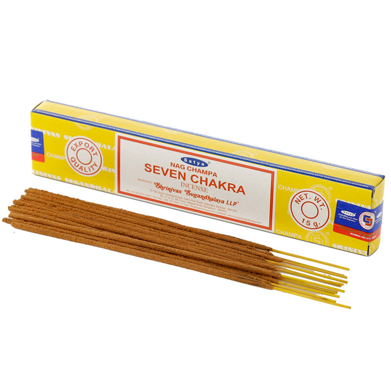 View 12x Nag Champa Sayta VFM Seven Chakra Incense Sticks information