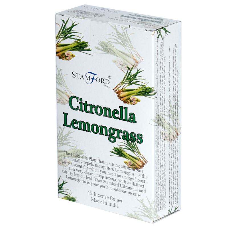 View 12x 37198 Stamford Incense Cones Citronella Lemongrass information
