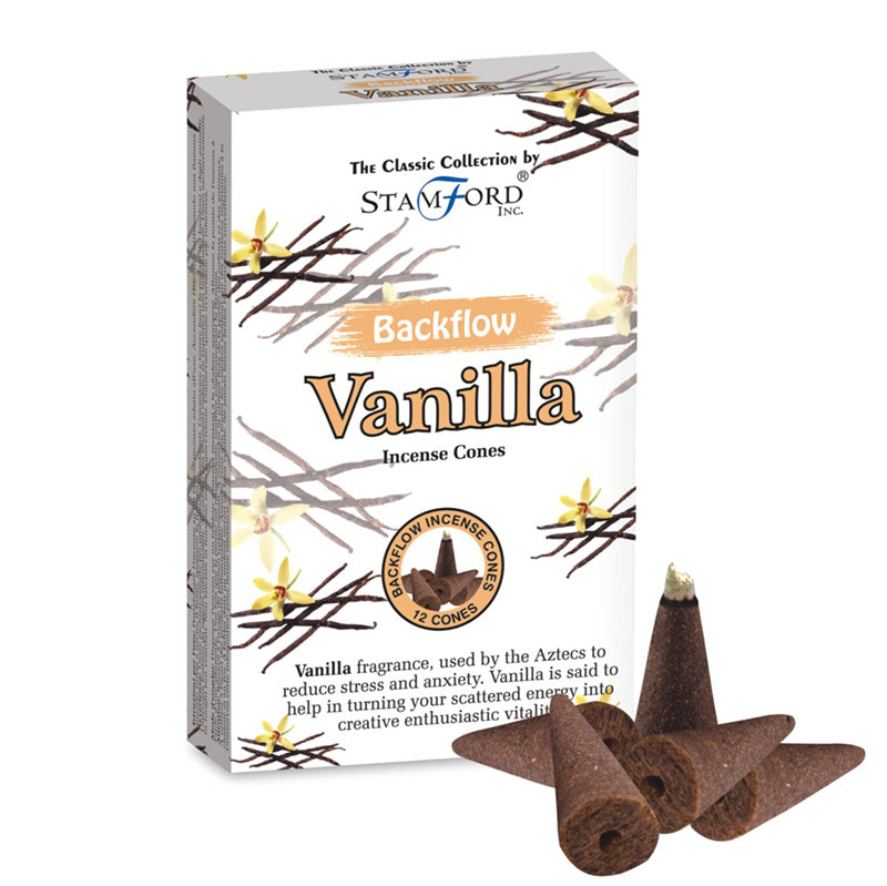 View 12x Stamford Backflow Incense Cones Vanilla information