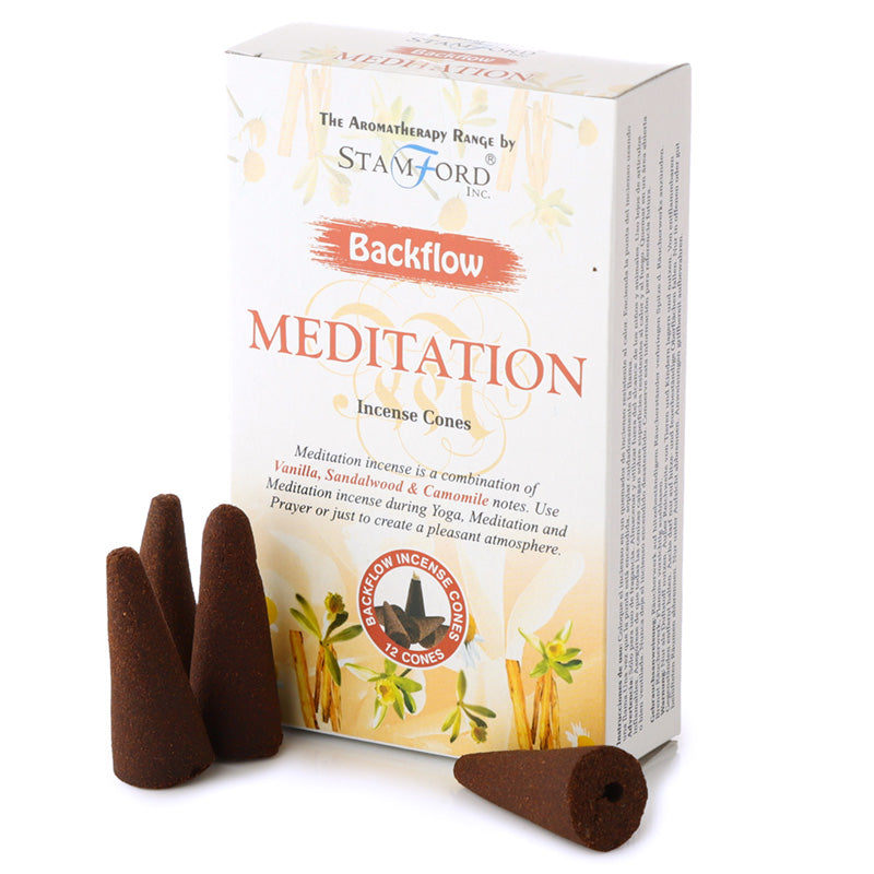 View 12x Stamford Backflow Incense Cones Meditation information