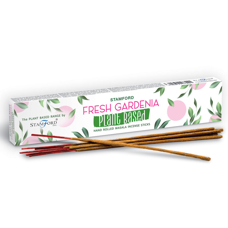 View 6x Premium Plant Based Stamford Masala Incense Sticks Fresh Gardenia information