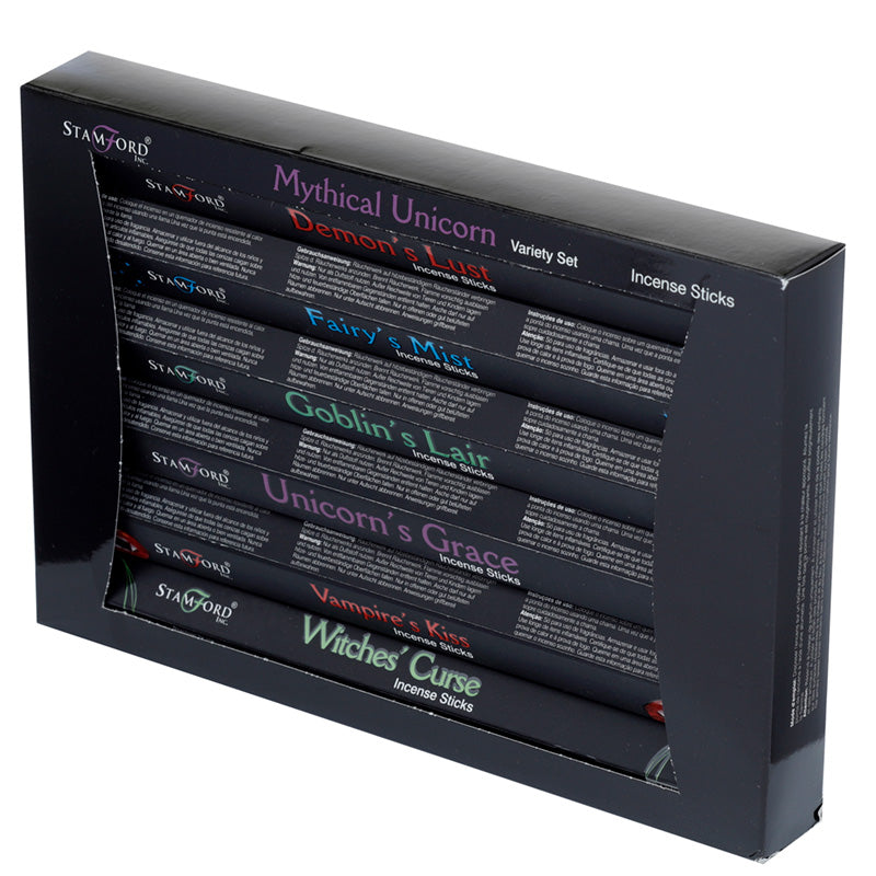 View 37343 Stamford Hex Black Incense Sticks 6 Pack Variety Set Mythical Unicorn information