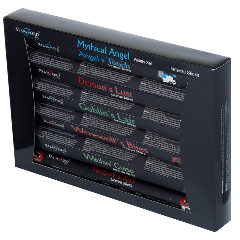 View 37344 Stamford Hex Black Incense Sticks 6 Pack Variety Set Mythical Angel information