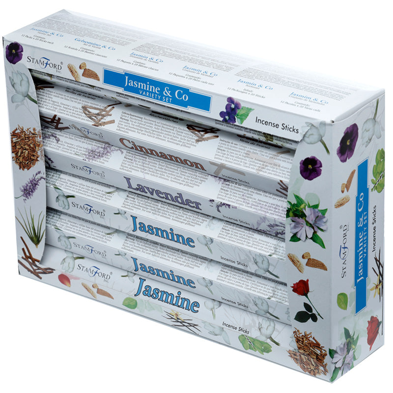 View 37332 Stamford Hex Incense Sticks 12 Pack Variety Set Jasmine Co information