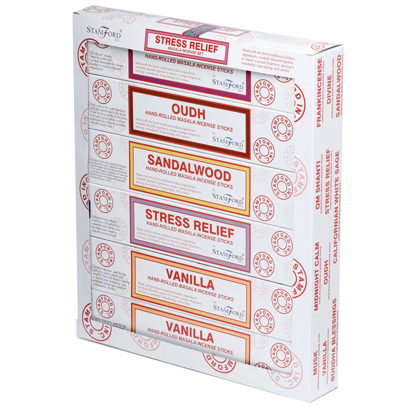 View 37365 Stamford Masala Incense Sticks 12 Pack Set Stress Relief information