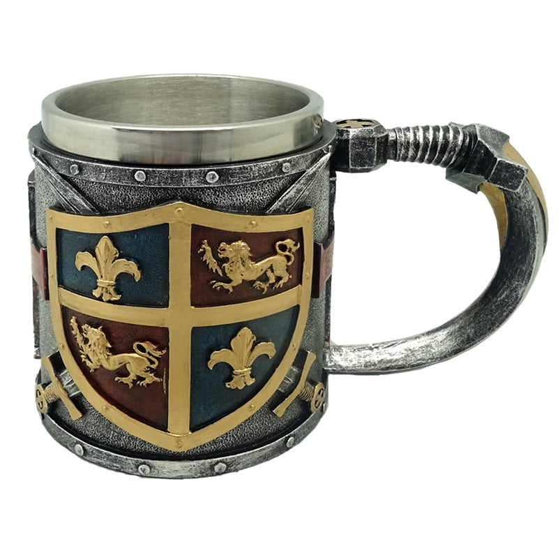 View Decorative Tankard Gold and Silver Coat of Arms information