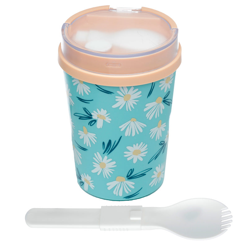 View Reusable Stainless Steel Food SnackLunch Pot 500ml Daisy Lane Pick of the Bunch information