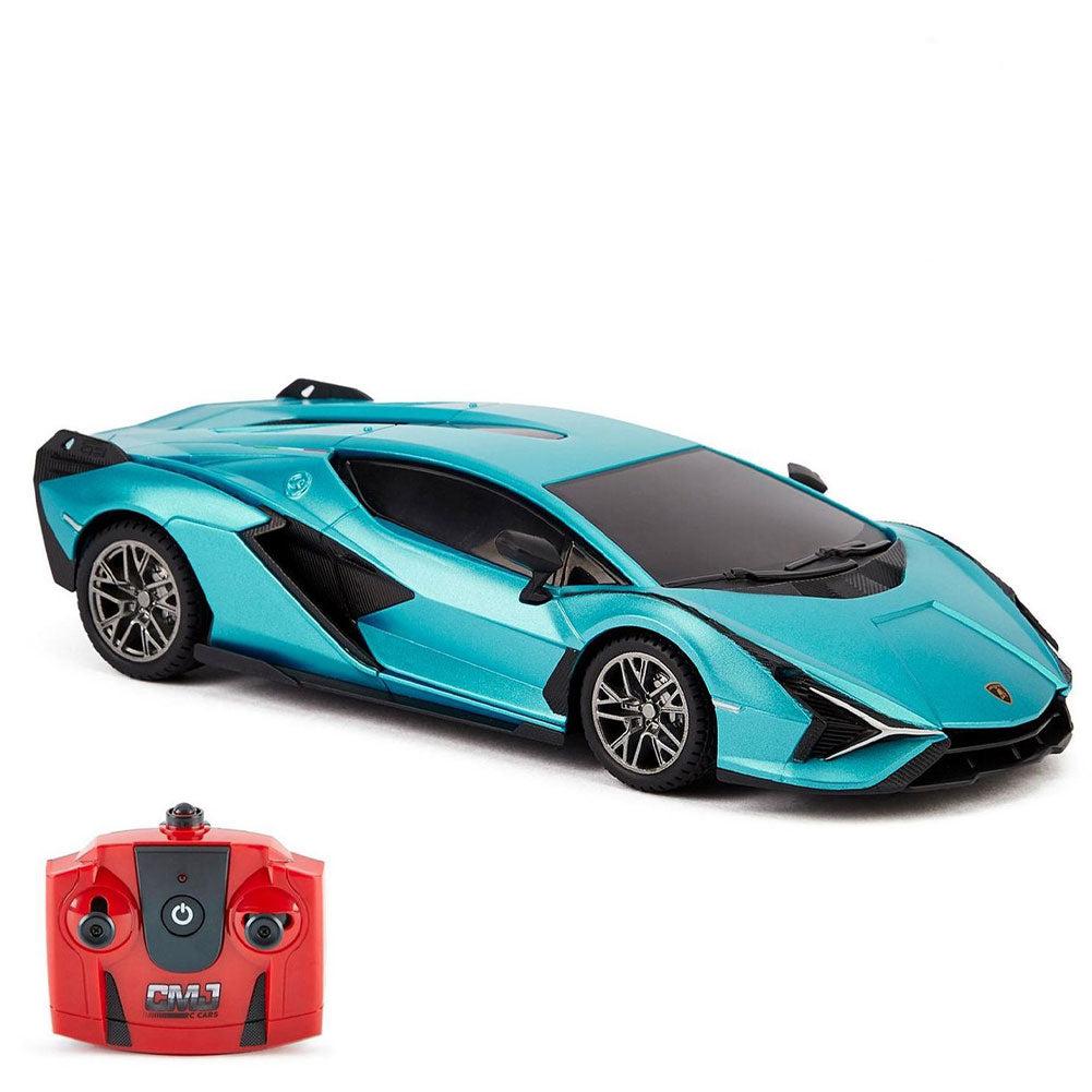 View Lamborghini Sian Radio Controlled Car 124 Scale Blue information