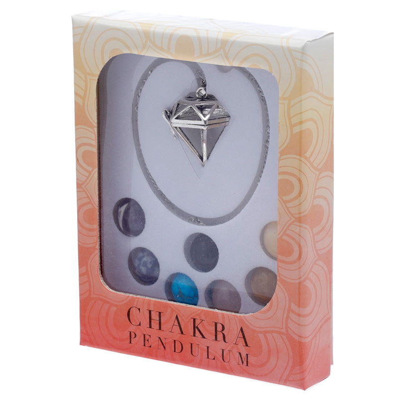 View 12x Gemstone Healing Pendulum Chakra information