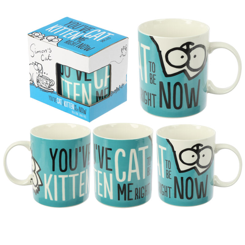 View Collectable Porcelain Mug Simons Cat Kitten Slogan information