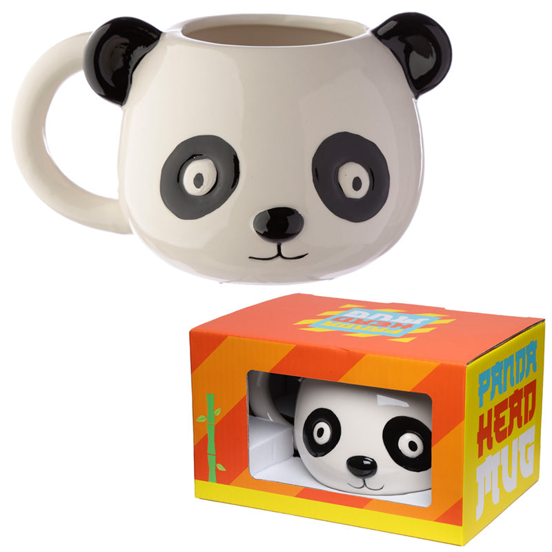 View Ceramic Shaped Head Mug Adoramals Panda information