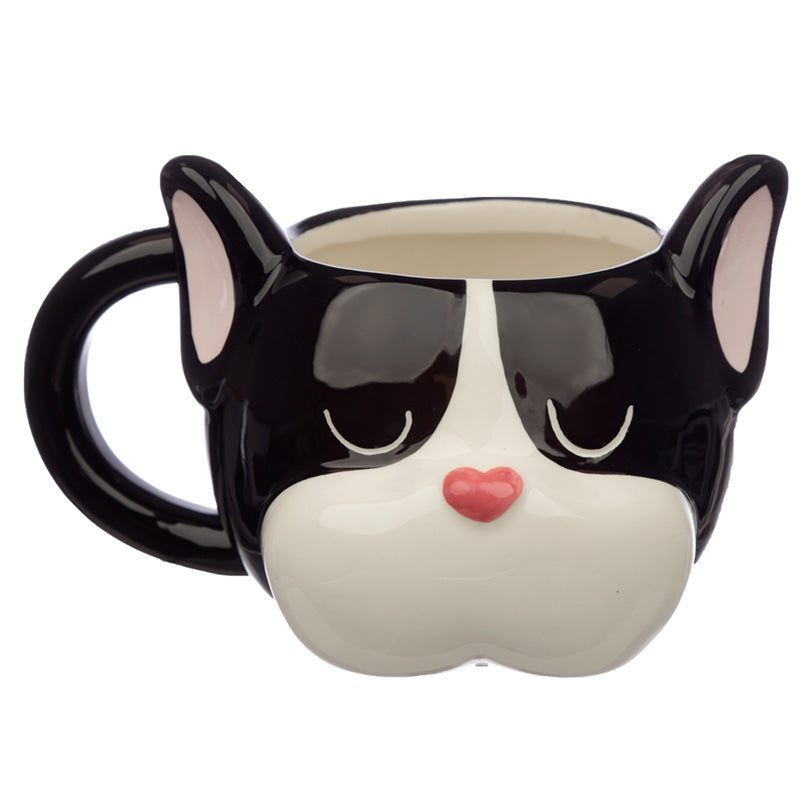 View Ceramic Shaped Head Mug Dog Squad French Bulldog information